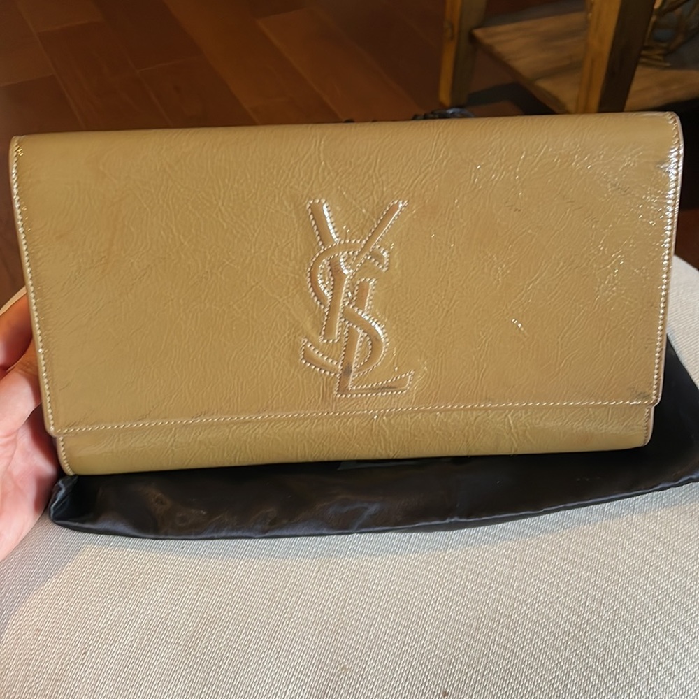 YSL Nude Clutch
